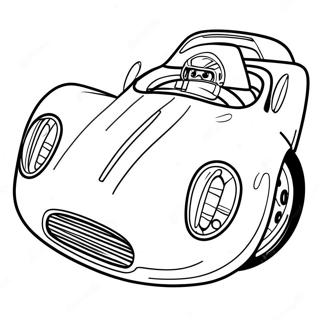 Speed Racer Em Um Carro Rapido Pagina Para Colorir 73115-60365