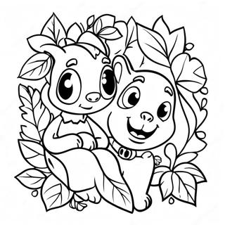 Pagina Para Colorir Da Ivy E Bean 73124-60370