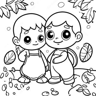 Pagina Para Colorir Da Ivy E Bean Aventureiros 73125-60380