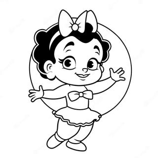 Pagina Para Colorir Classica Da Betty Boop 731-582