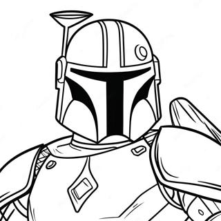 Pagina Para Colorir Jango Fett Em Armadura De Batalha 73225-60450