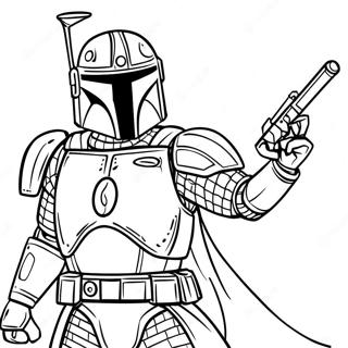 Pagina Para Colorir Jango Fett Em Armadura De Batalha 73225-60452