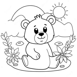 Pagina Para Colorir Do Urso Funshine 73344-60538