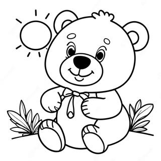 Pagina Para Colorir Do Urso Funshine 73344-60539