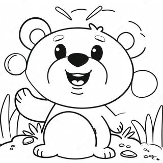 Pagina Para Colorir Do Urso Funshine Feliz 73345-60549