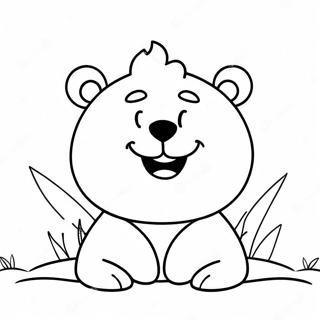 Pagina Para Colorir Do Urso Funshine Feliz 73345-60551