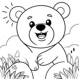 Pagina Para Colorir Do Urso Funshine Feliz 73345-60552