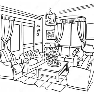 Pagina Para Colorir Do Interior Da Casa 7334-5962