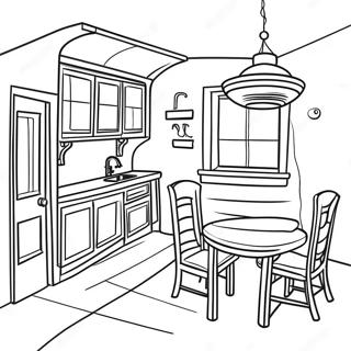 Pagina Para Colorir Do Interior Da Casa 7334-5963