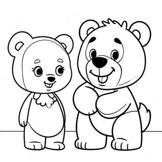 Pagina Para Colorir Goldie E Bear 73545-60690