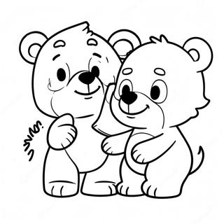 Pagina Para Colorir Goldie E Bear 73545-60691