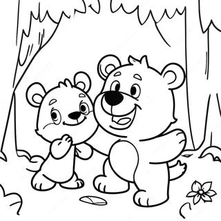 Pagina Para Colorir Goldie E Bear Na Floresta Encantada 73546-60701