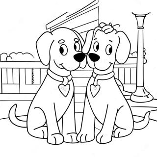 Pagina Para Colorir Clifford E Emily Elizabeth 73555-60706