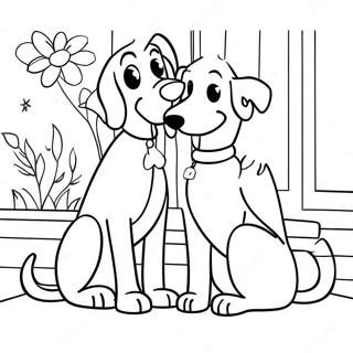 Pagina Para Colorir Clifford E Emily Elizabeth 73555-60707