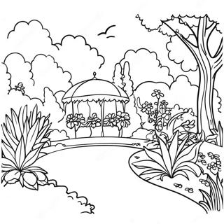 Pagina Para Colorir De Cena De Jardim De Renoir 73646-60783