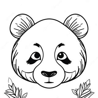 Pagina Para Colorir De Rosto De Panda 73655-60786