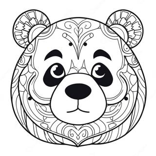 Pagina Para Colorir De Rosto De Panda 73655-60788