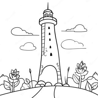 Pagina Para Colorir De Torre 73695-60810