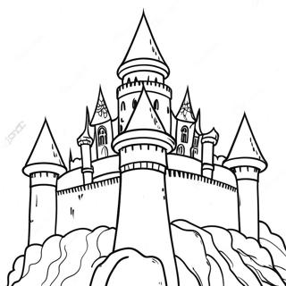 Pagina Para Colorir De Torre De Castelo Majestosa 73696-60822