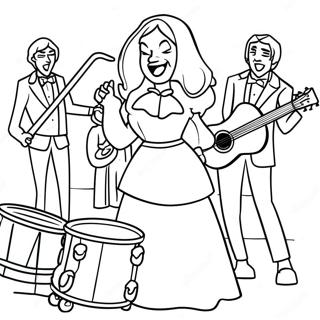 Pagina Para Colorir Da Banda Julie E Os Fantasmas 73716-60836