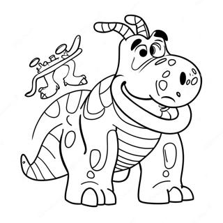 Pagina Para Colorir Do Rex Da Toy Story 73745-60859