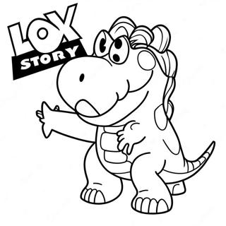 Pagina Para Colorir Do Rex Da Toy Story 73745-60860