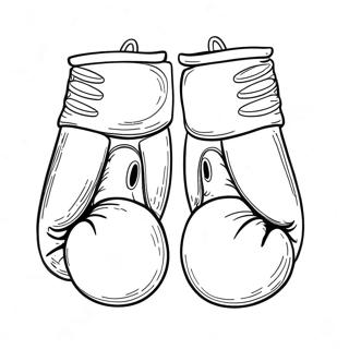 Boxe Páginas Para Colorir