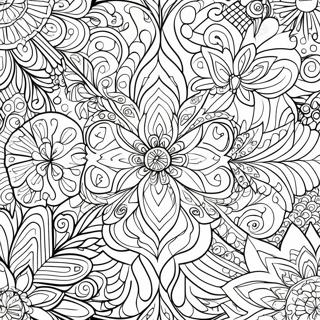 Pagina Para Colorir De Design Intricado De Tesselacao 73816-60919