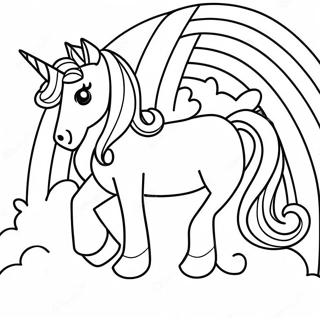 Pagina Para Colorir Do Arco Iris Do Unicornio 73835-60931