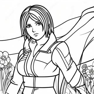 Mikasa Páginas Para Colorir