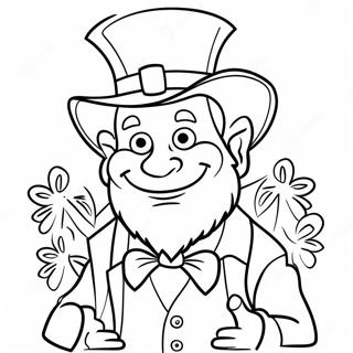 Leprechaun Assustador Páginas Para Colorir