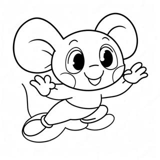 Pagina Para Colorir Da Aventura Voadora Do Mighty Mouse 74006-61069