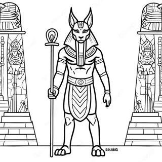 Pagina Para Colorir Do Anubis 74015-61076