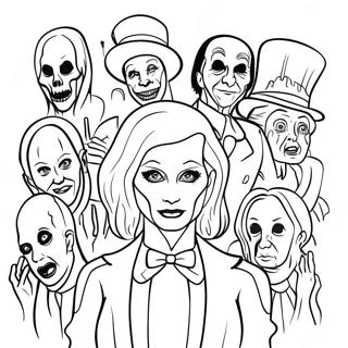 Pagina Para Colorir Personagens Assustadores De American Horror Story 74136-61185