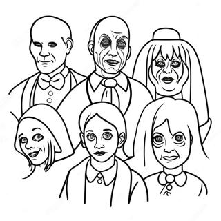 Pagina Para Colorir Personagens Assustadores De American Horror Story 74136-61186