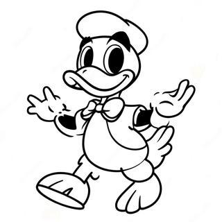 Pagina Para Colorir Do Pato Donald Em Uma Festa Colorida 74196-61220