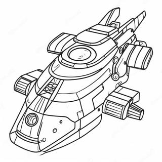 Pagina Para Colorir De Nave Espacial Lego Colorida 74216-61240