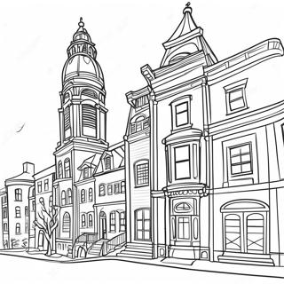 Pagina Para Colorir De Marcos Historicos De Boston 74226-61260