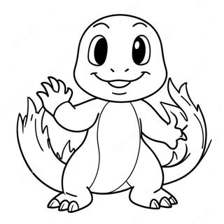 Pagina Para Colorir Do Charmander Evoluindo Para Charmeleon 74296-61307