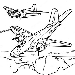 Pagina Para Colorir Do Bombardeiro B 17 74395-61375