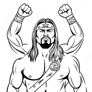 Pagina Para Colorir Dos Superstars Da Wwe Em Acao 74426-61406