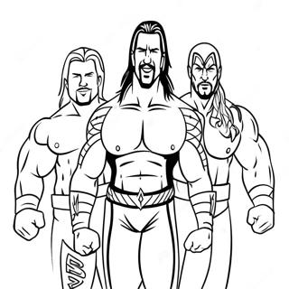 Pagina Para Colorir Dos Superstars Da Wwe Em Acao 74426-61408