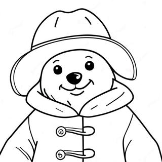 Urso Paddington Páginas Para Colorir