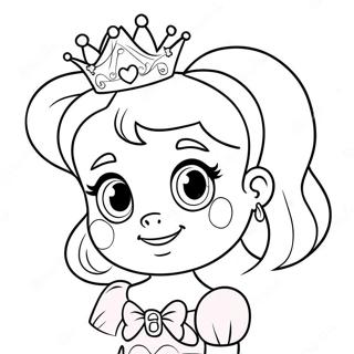 Pagina Para Colorir De Princesa Pinkalicious Brilhante 7445-6053