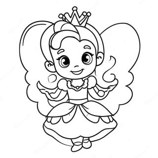 Pagina Para Colorir De Princesa Pinkalicious Brilhante 7445-6054