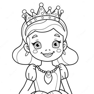 Pagina Para Colorir De Princesa Pinkalicious Brilhante 7445-6055