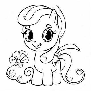 Pagina Para Colorir Da Sweetie Belle Com Acessorios Fofos 74476-61442