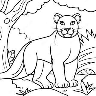 Pagina Para Colorir Bagheera Na Selva 74545-61494