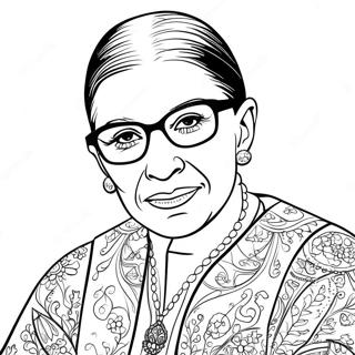 Pagina Para Colorir Ruth Bader Ginsburg 74555-61499