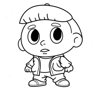 Pagina Para Colorir Gangsta Stewie 74605-61539